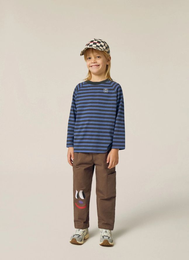 T-shirt Rayé | Bleu