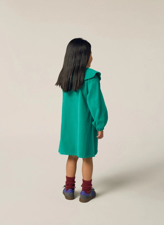Robe Velours Côtelé | Turquoise