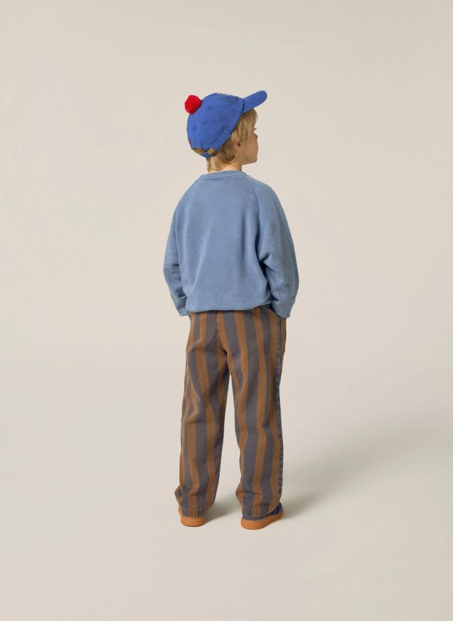 Pantalon Rayé | Marron