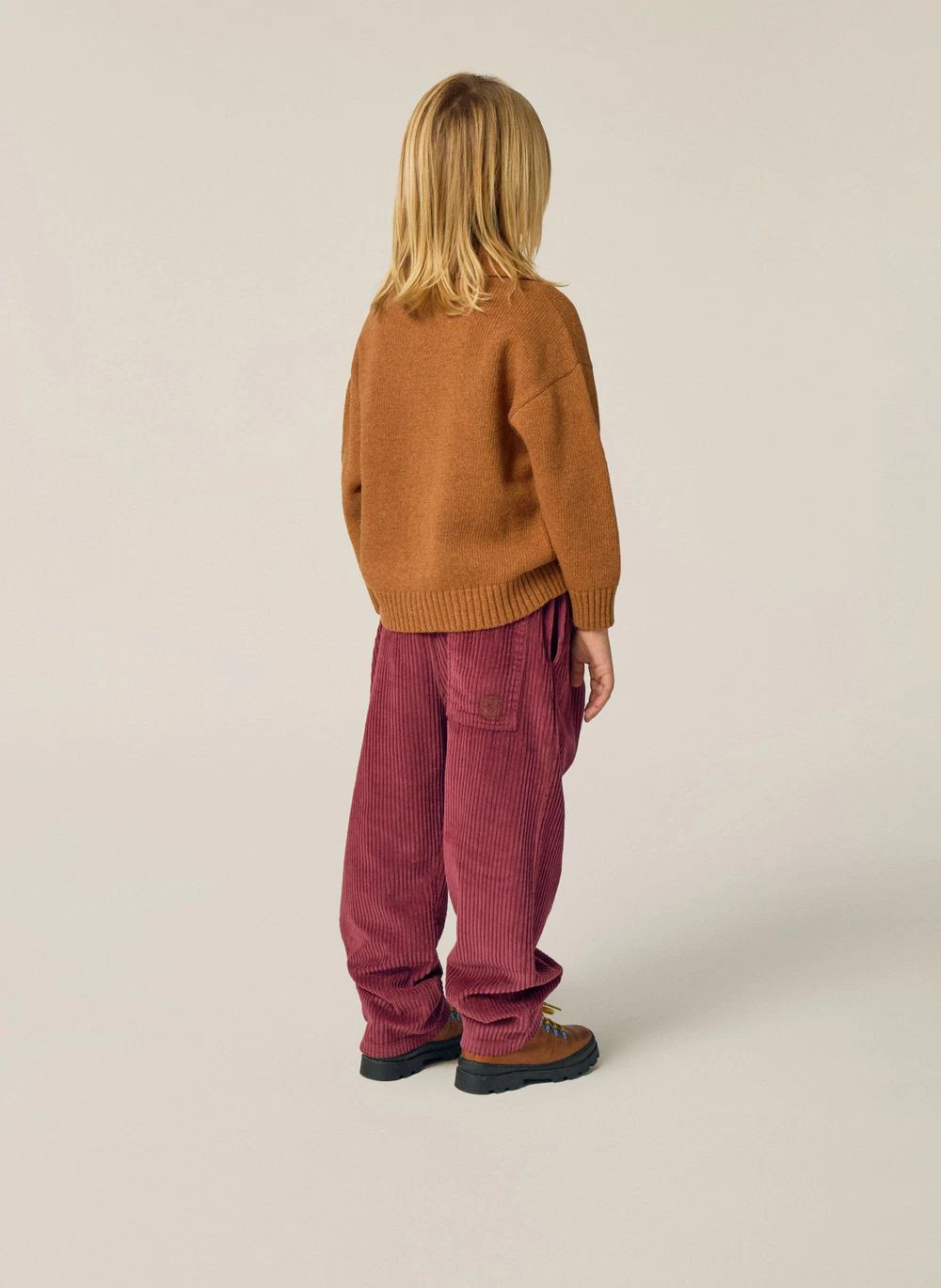 Pantalon Velours Côtelé | Bordeaux- Image produit n°2
