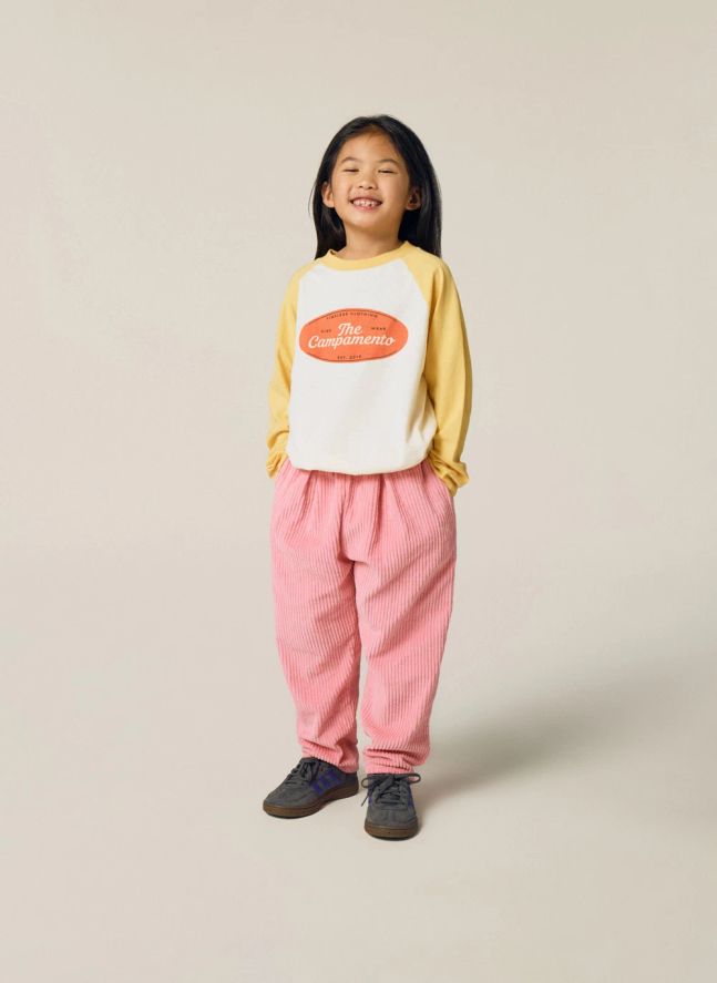 Pantalon Velours Côtelé | Rose