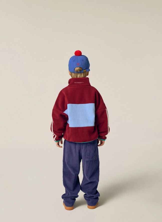 Sweat Colorblock | Bordeaux