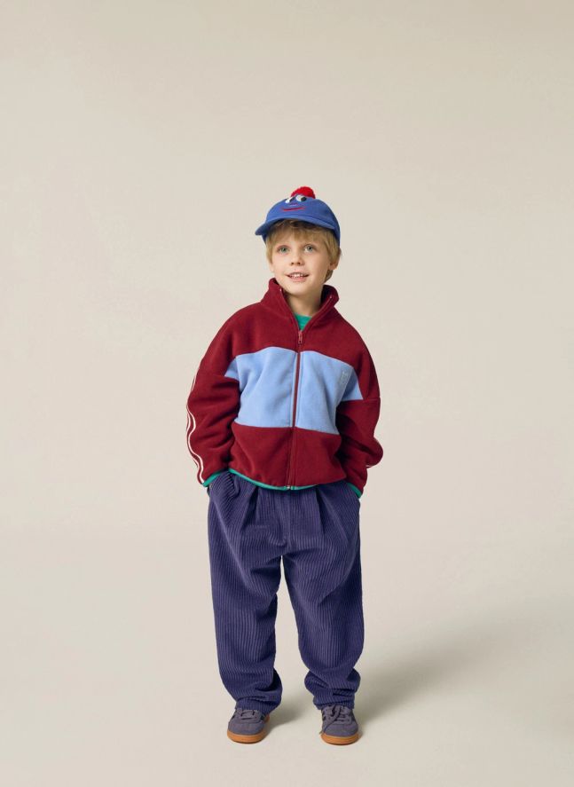 Sweat Colorblock | Bordeaux