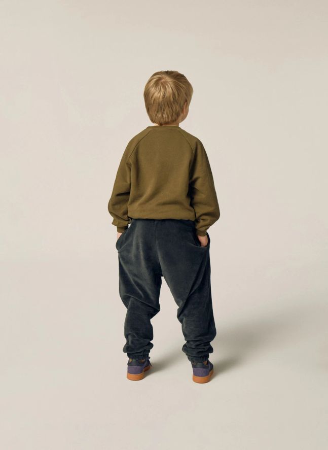 Jogger Velours | Gris anthracite