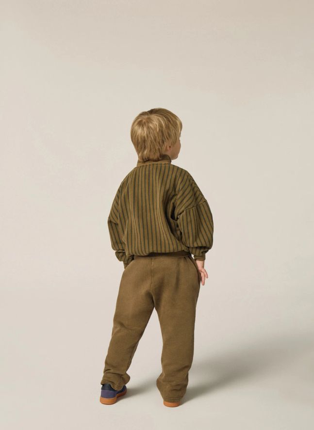 Sweat Zippé The Campamento Rayé | Kaki