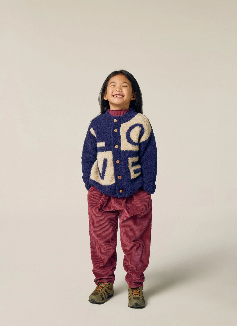 Cardigan Love | Bleu- Image produit n°1