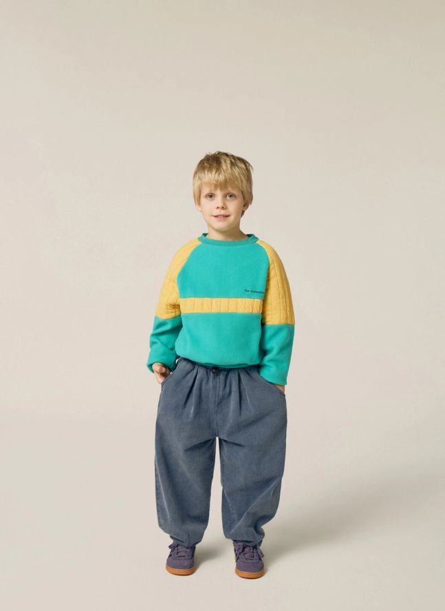 Sweat Matelassé | Turquoise