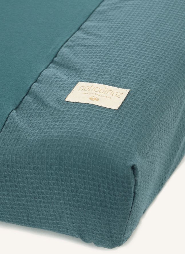 Funda para cambiador Calma de algodón orgánico | Verde