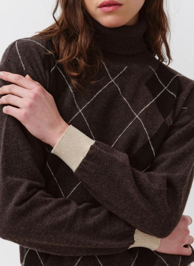 Pull Pasmeo Laine | Chocolat