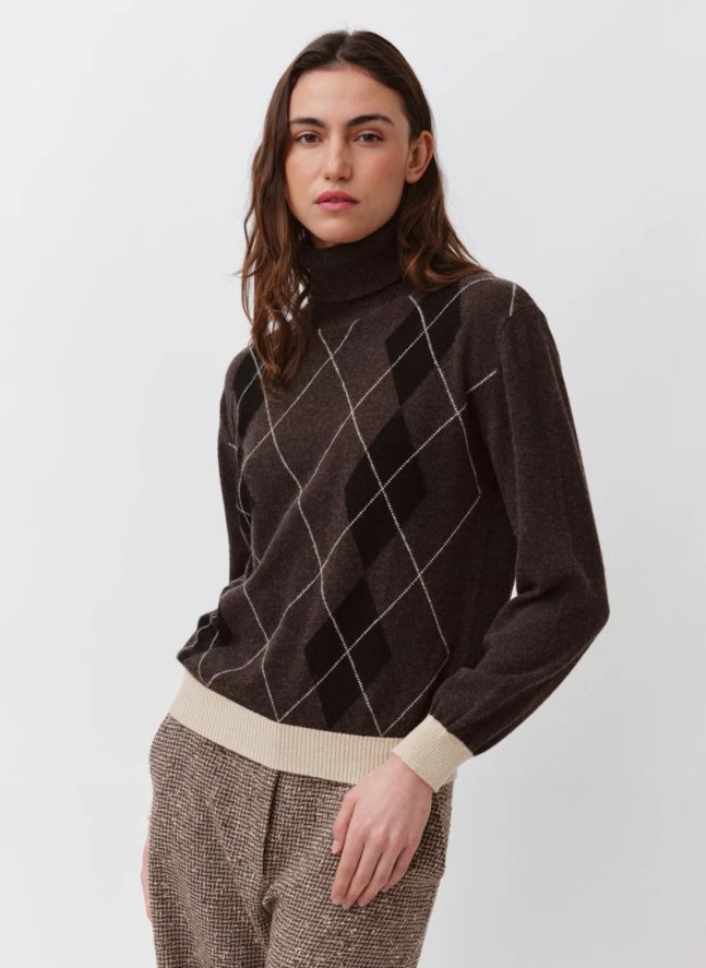 Pull Pasmeo Laine | Chocolat