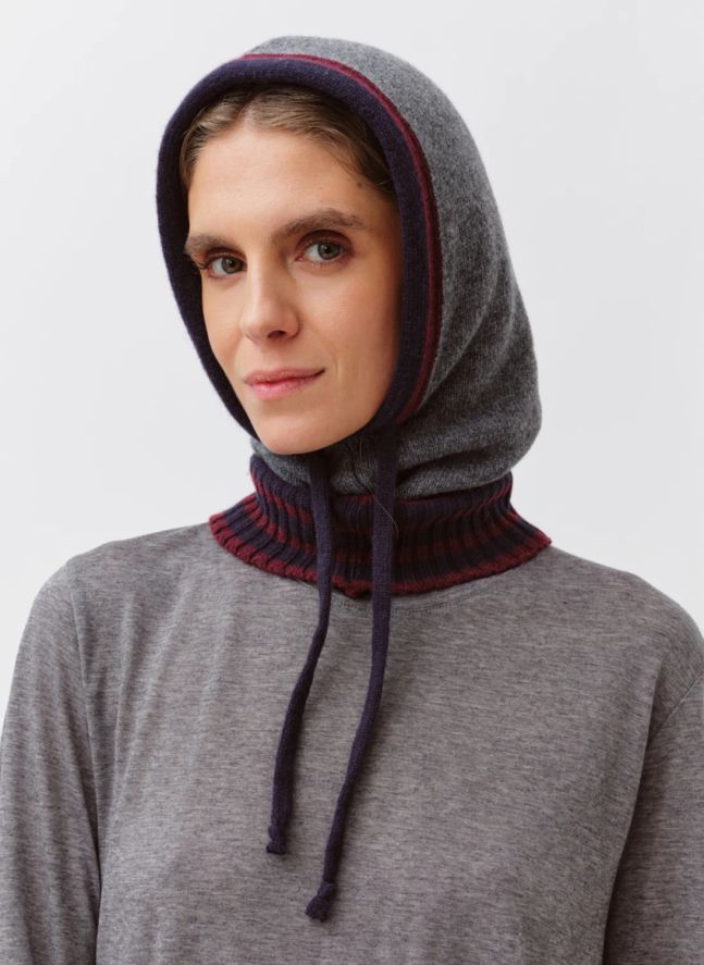 Capuche Capo Laine Mérinos | Gris
