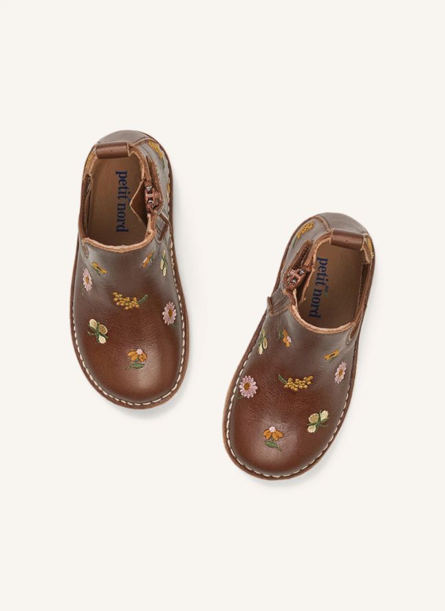 Embroidered Ankle Boots - Uniqua Collection | Hazel