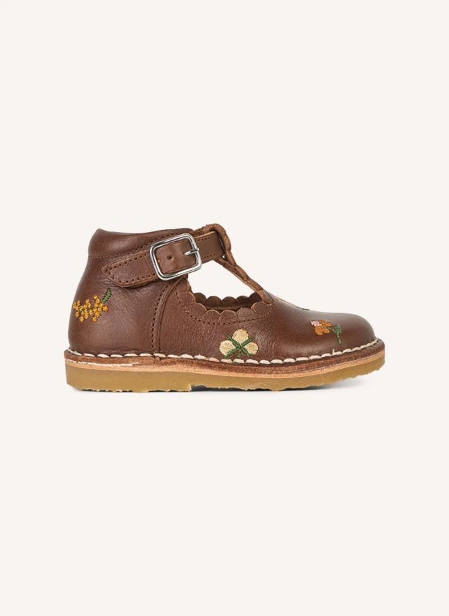Flowery T-Bar Scallop Embroidered Babies - Uniqua Collection | Hazel