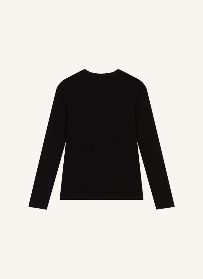 T-shirt L'Iconique Coton Bio | Noir