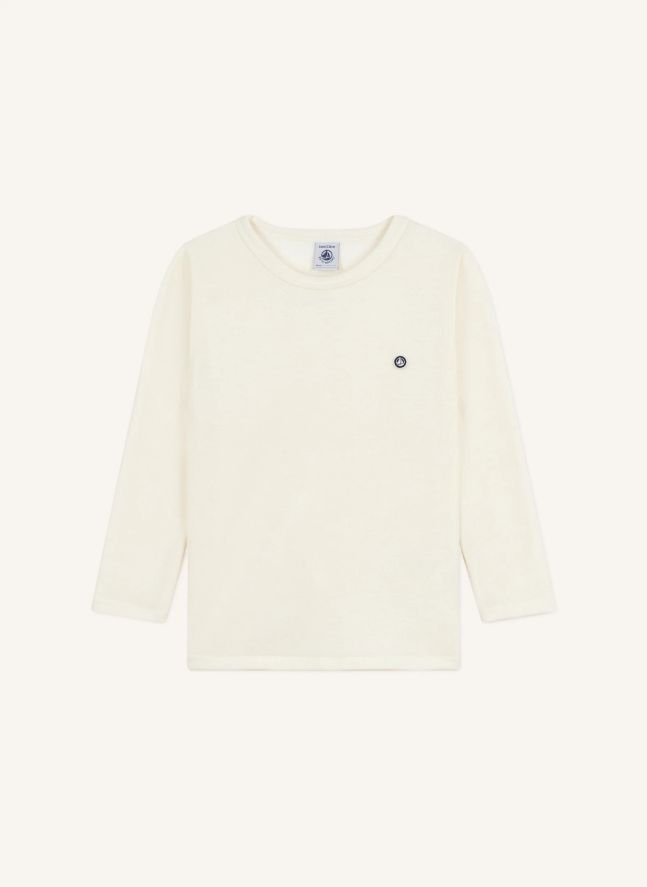 T-shirt Uni Laine | Ecru