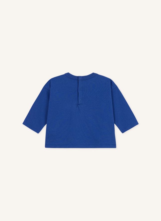 T-shirt Lapin Coton Bio | Bleu roi