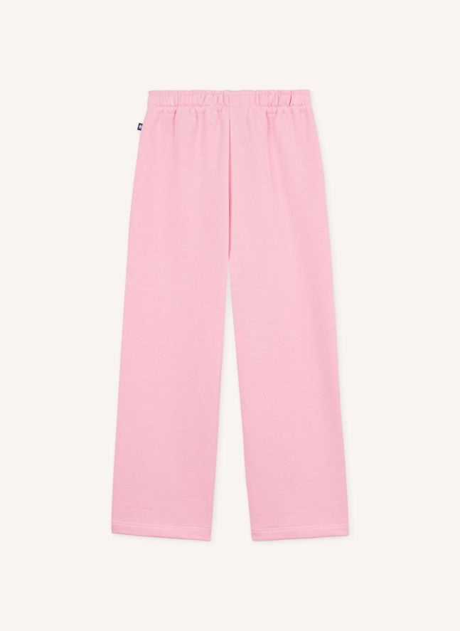 Jogger Droit Coton Bio | Rose