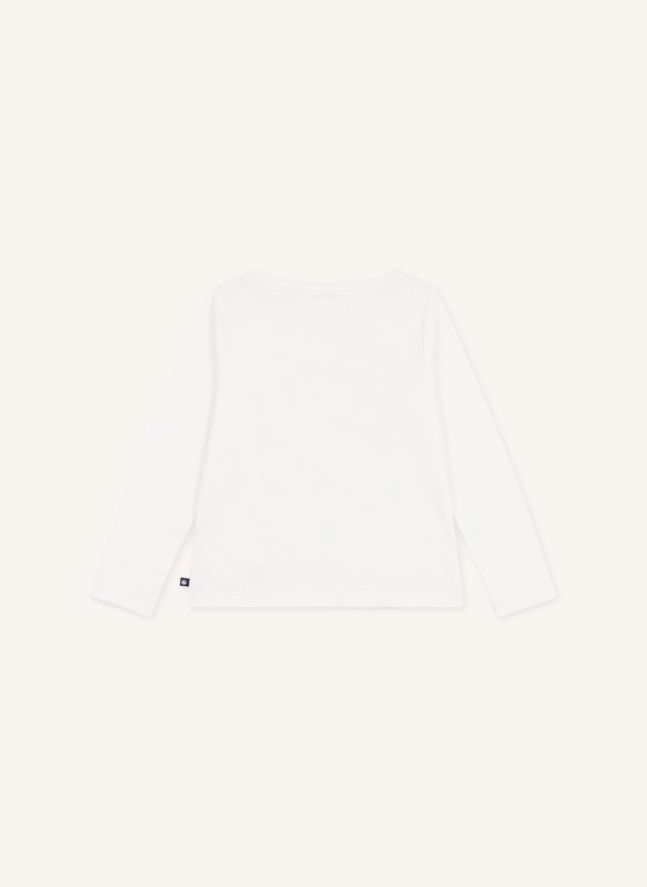 T-shirt En Plein Cœur Coton Bio | Blanc