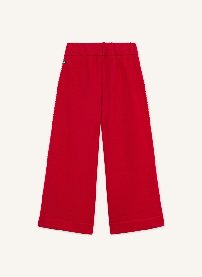 Jogger Ample Coton Bio | Rouge