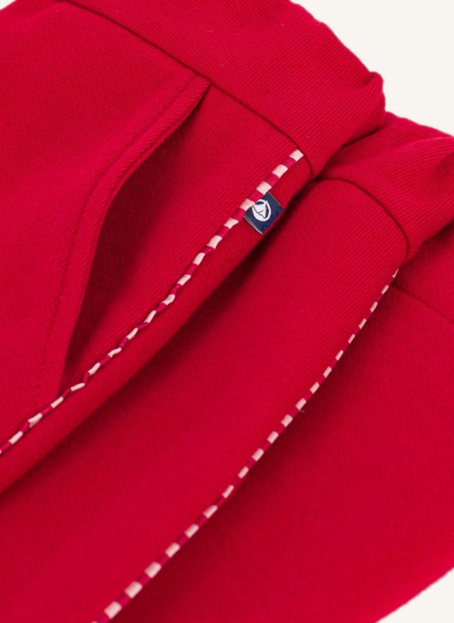 Jogger Ample Coton Bio | Rouge