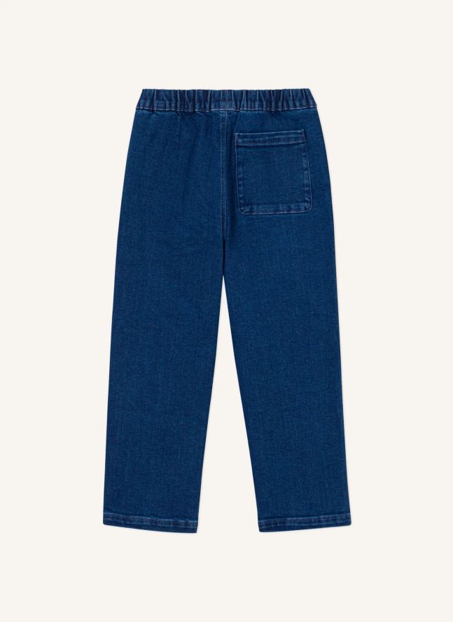 Jean Droit Cordon Coton Bio | Bleu