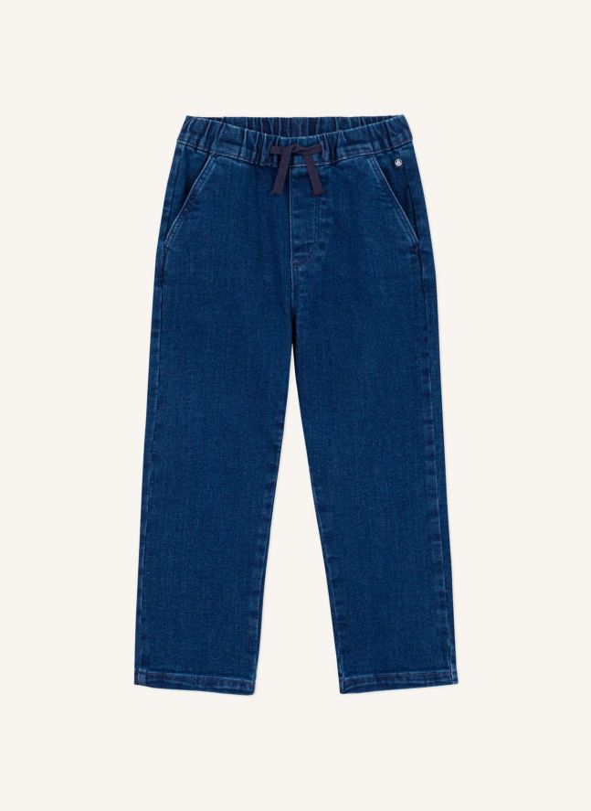 Jean Droit Cordon Coton Bio | Bleu