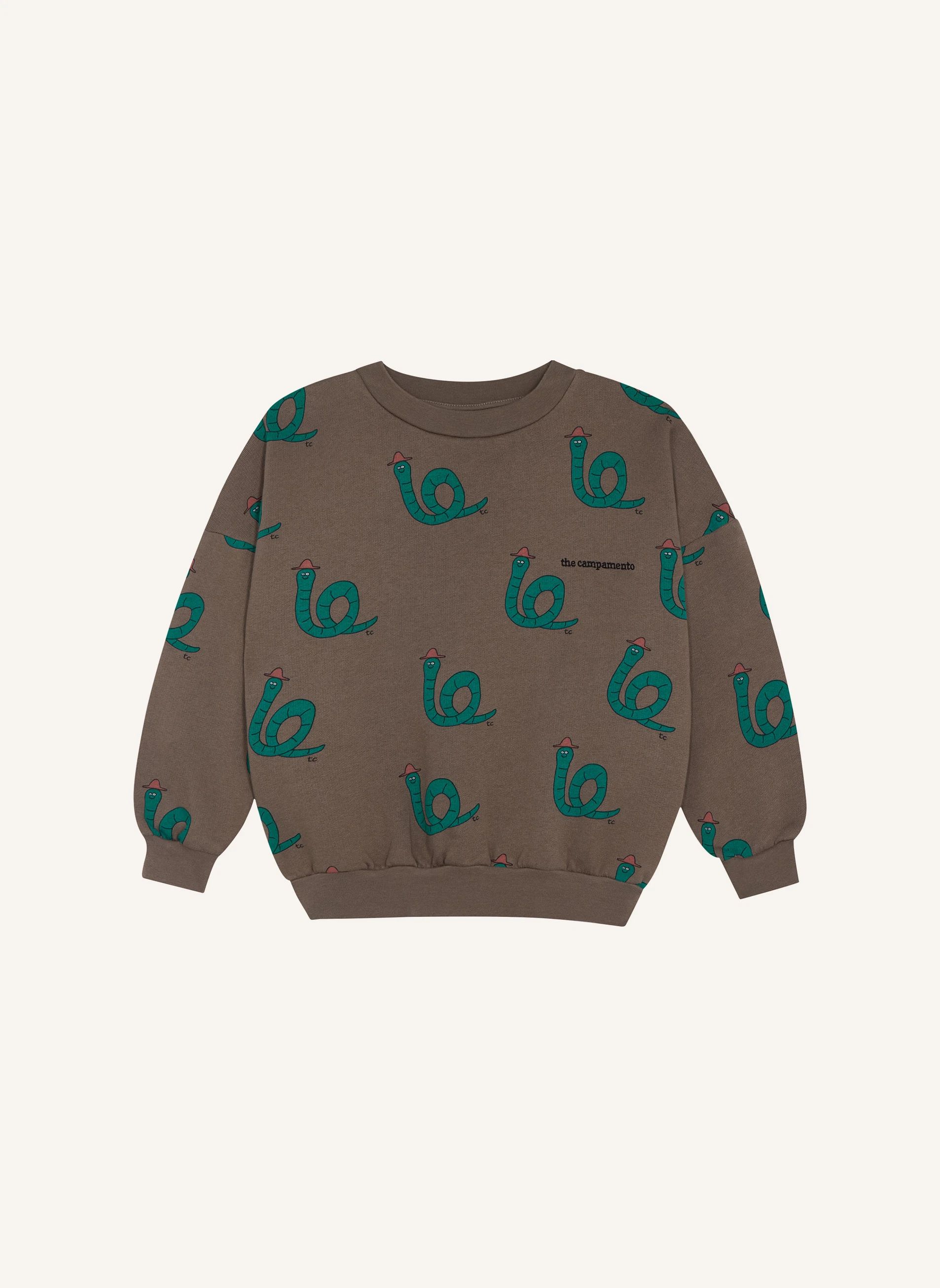 Sweat Serpents | Marron- Image produit n°0