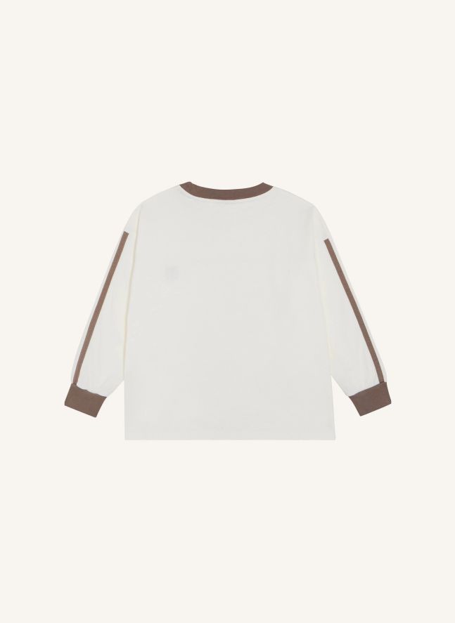 T-shirt Bandes | Ecru