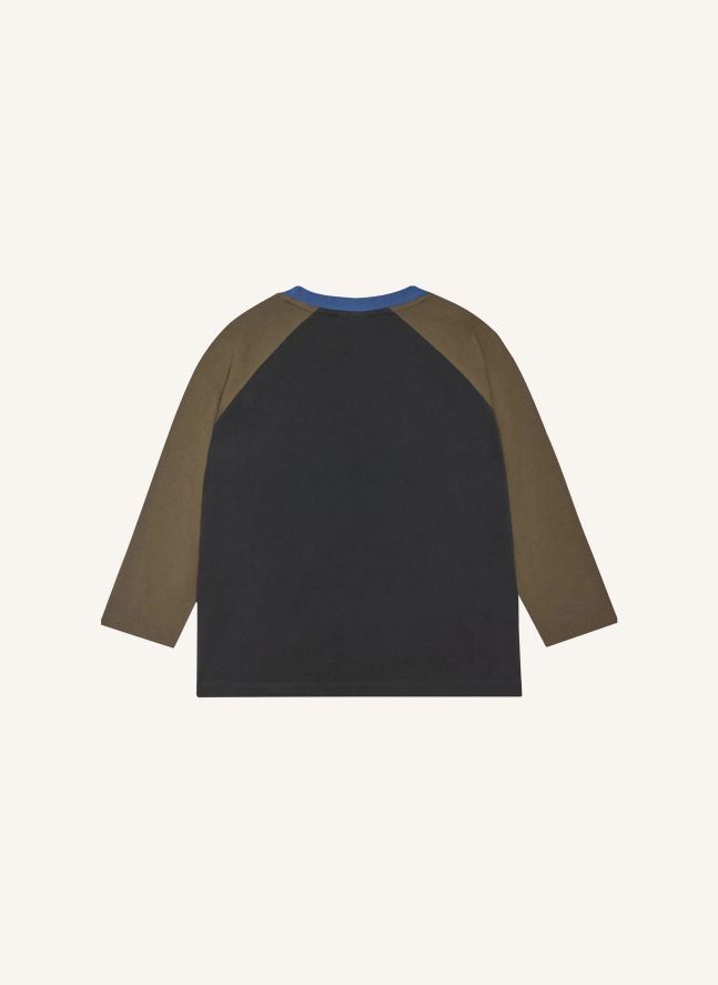 T-shirt Colorblock | Kaki