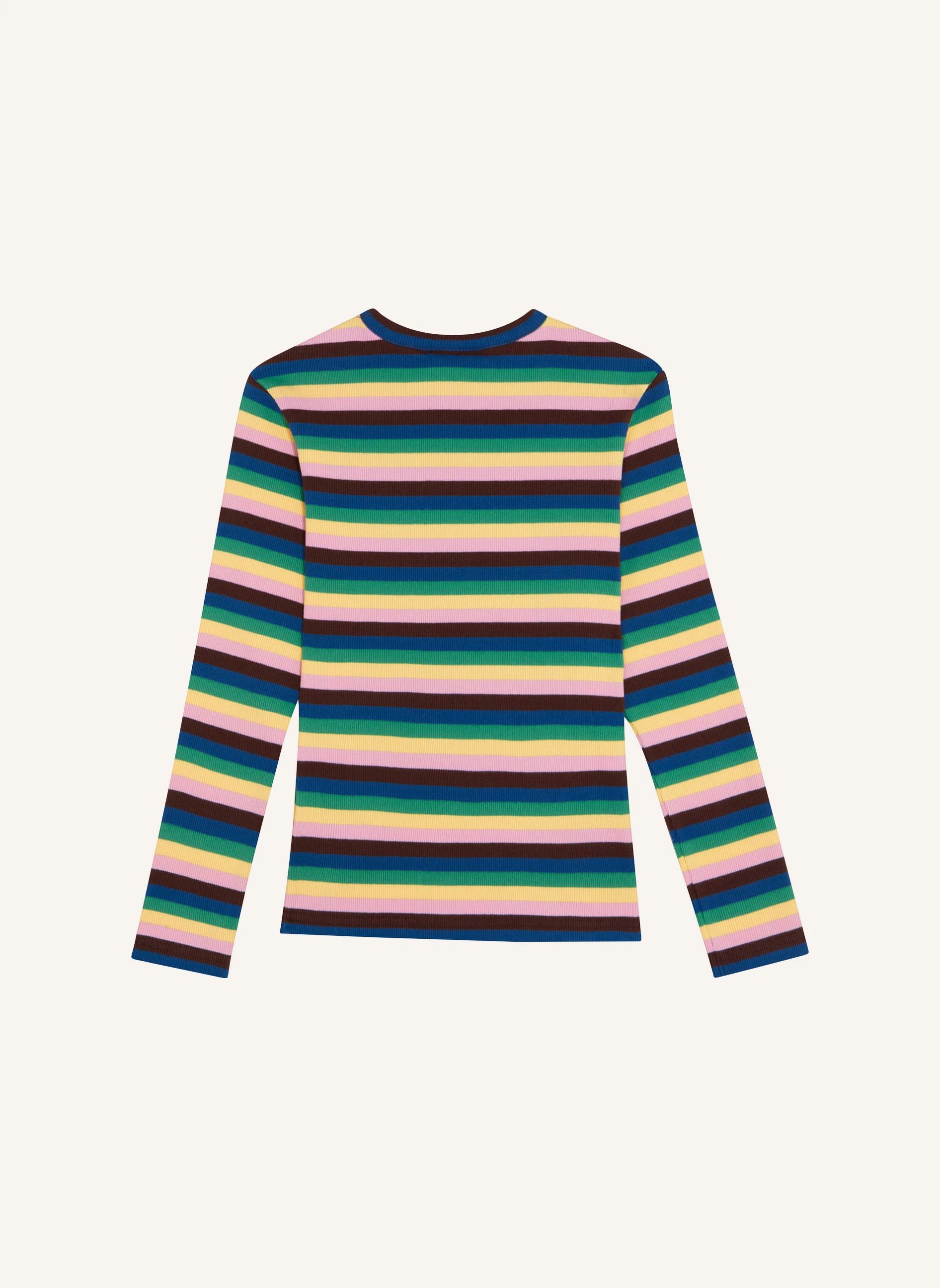 T-shirt Rayé | Vert- Image produit n°3