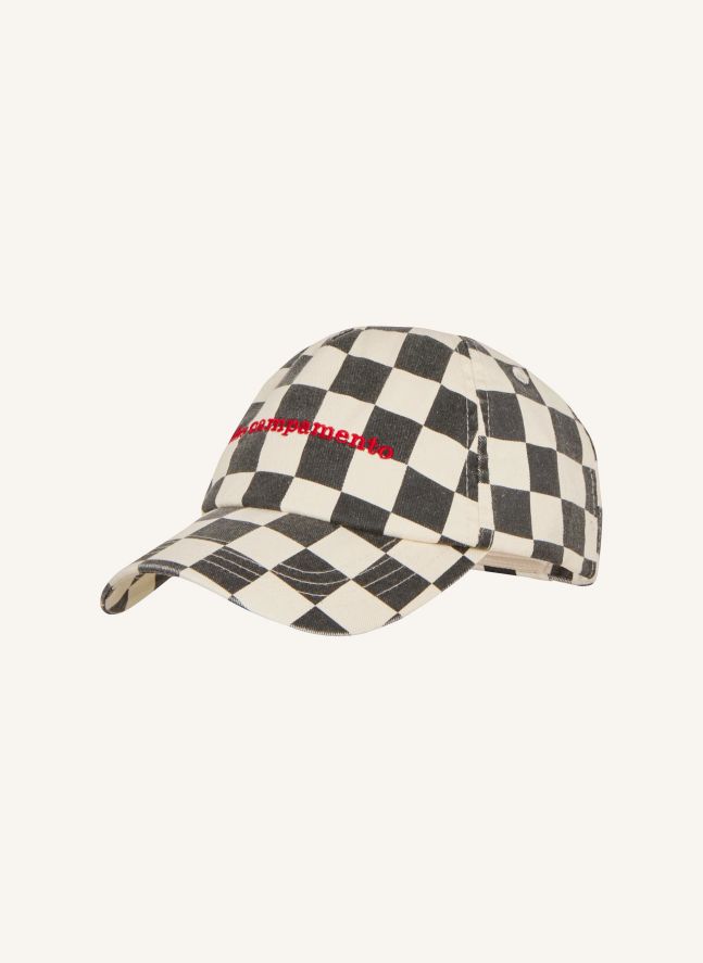 Casquette Damier | Ecru
