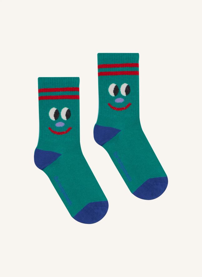 Chaussettes Smiley | Vert