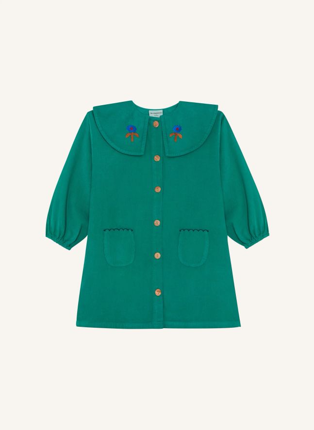 Robe Velours Côtelé | Turquoise