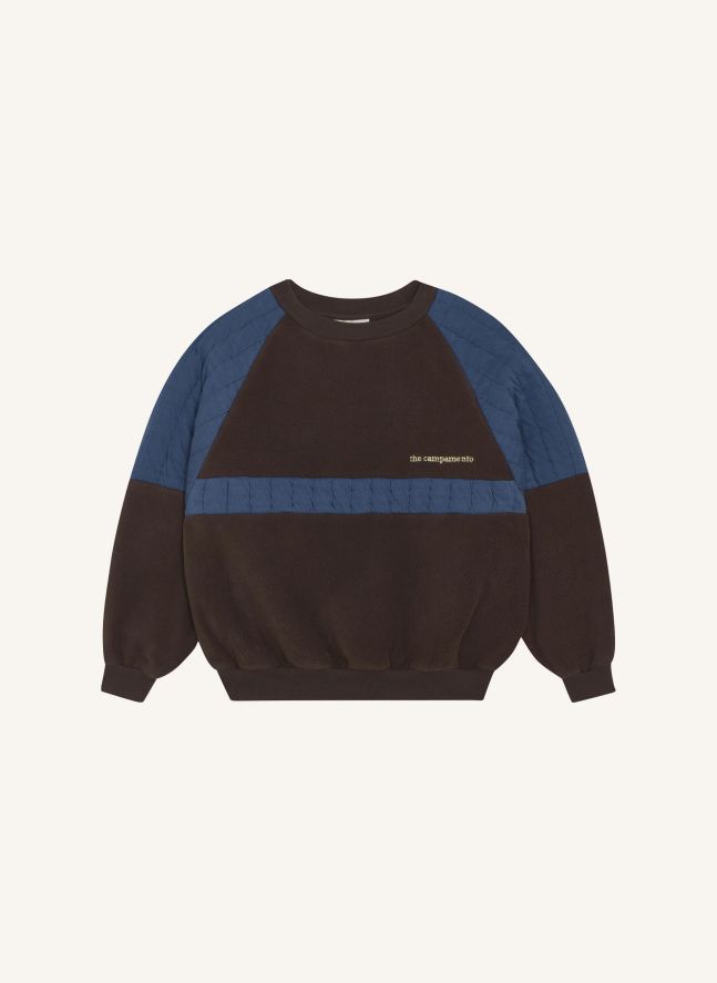 Sweat Matelassé | Marron