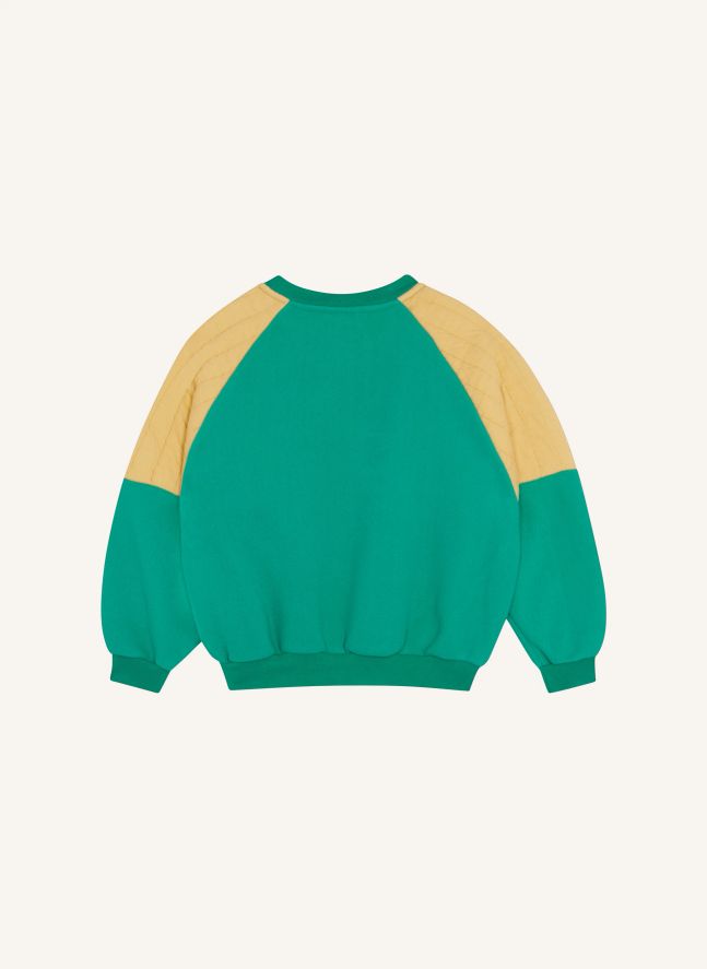 Sweat Matelassé | Turquoise