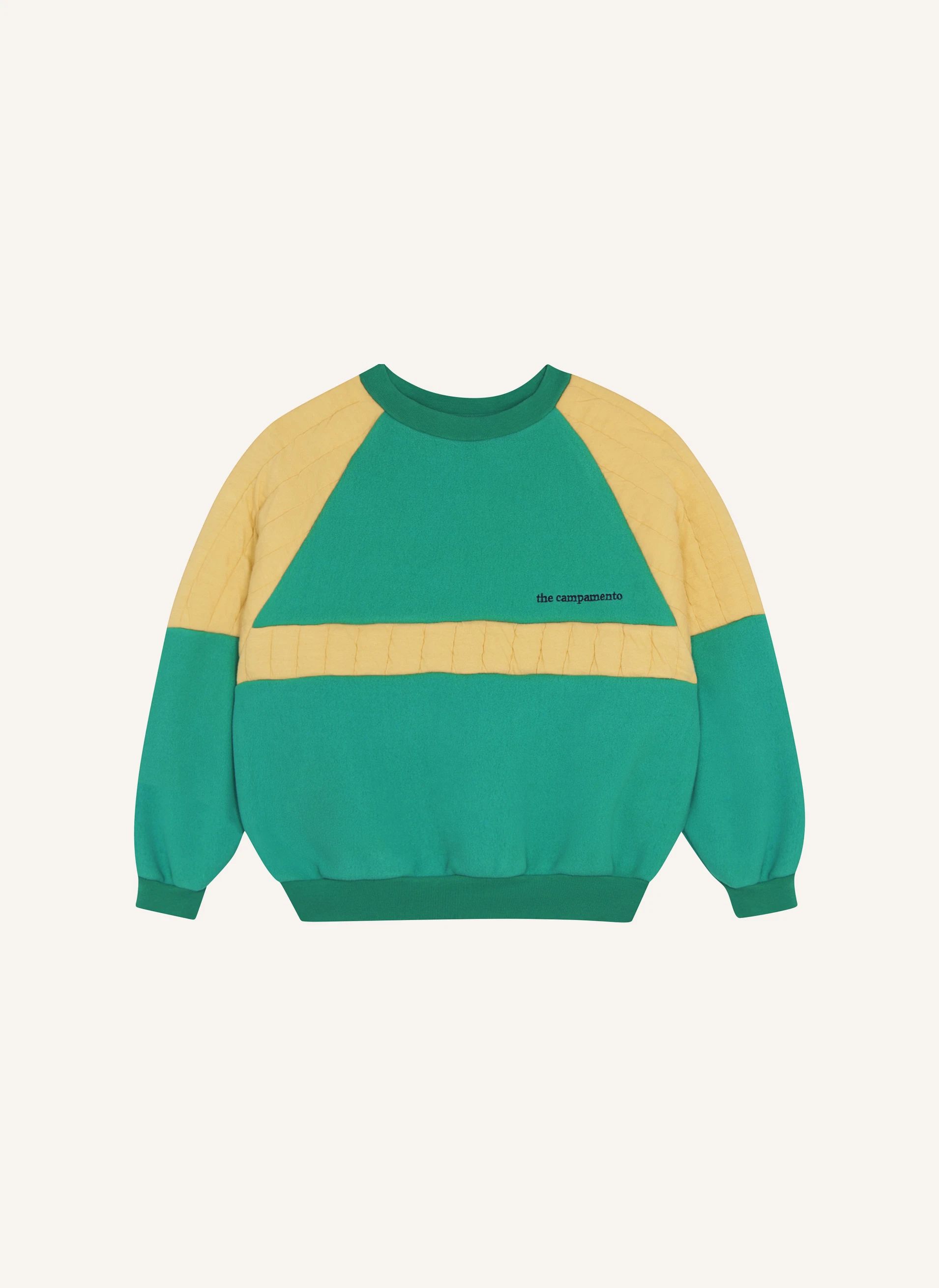 Sweat Matelassé | Turquoise- Image produit n°0