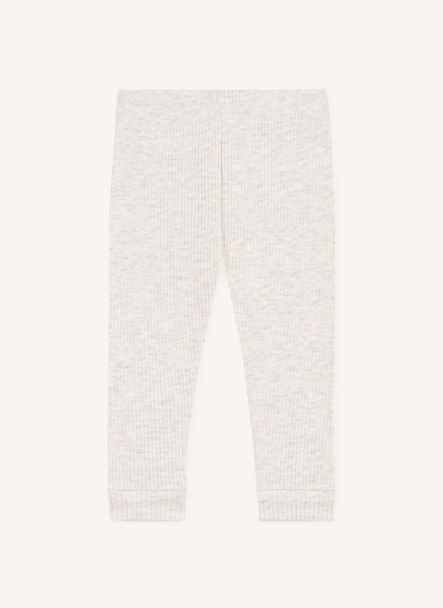 Legging Côtelé | Beige chiné