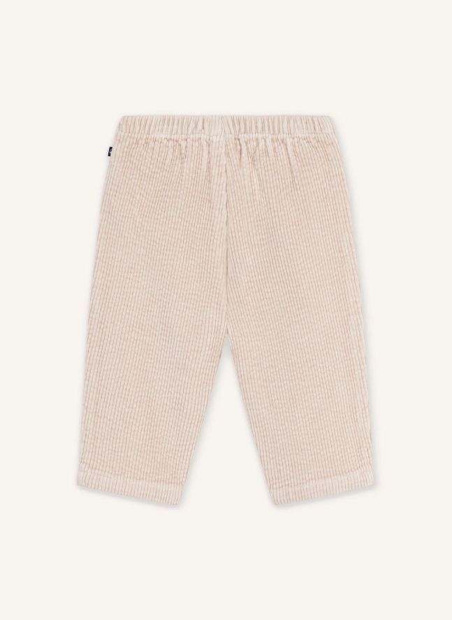 Pantalon Velours Côtelé Coton Bio | Beige