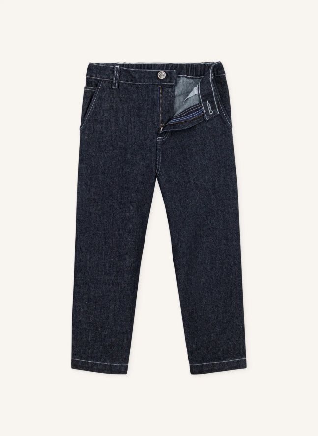 Jean Droit Coton Bio | Bleu foncé
