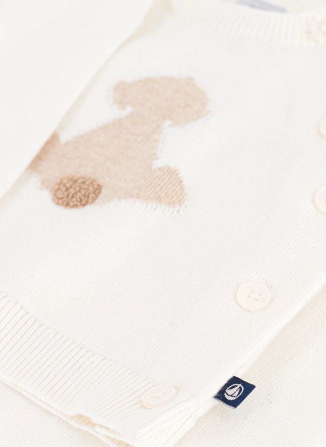 Ensemble Pull et Pantalon Maille Coton Bio | Ecru