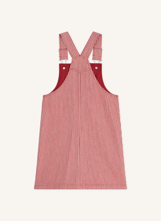 Robe Salopette Coton Bio | Rose