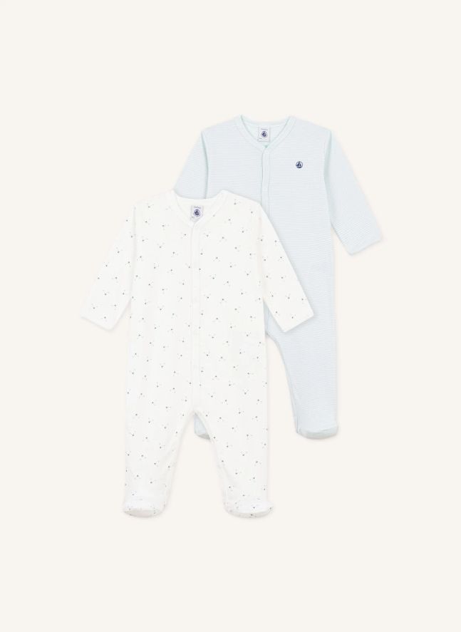 Lot de 2 Pyjamas Dors Bien Oursons Coton Bio | Vert