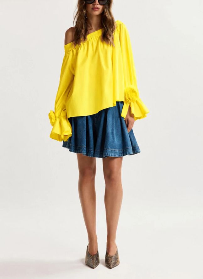 Top Jofie Coton | Jaune citron