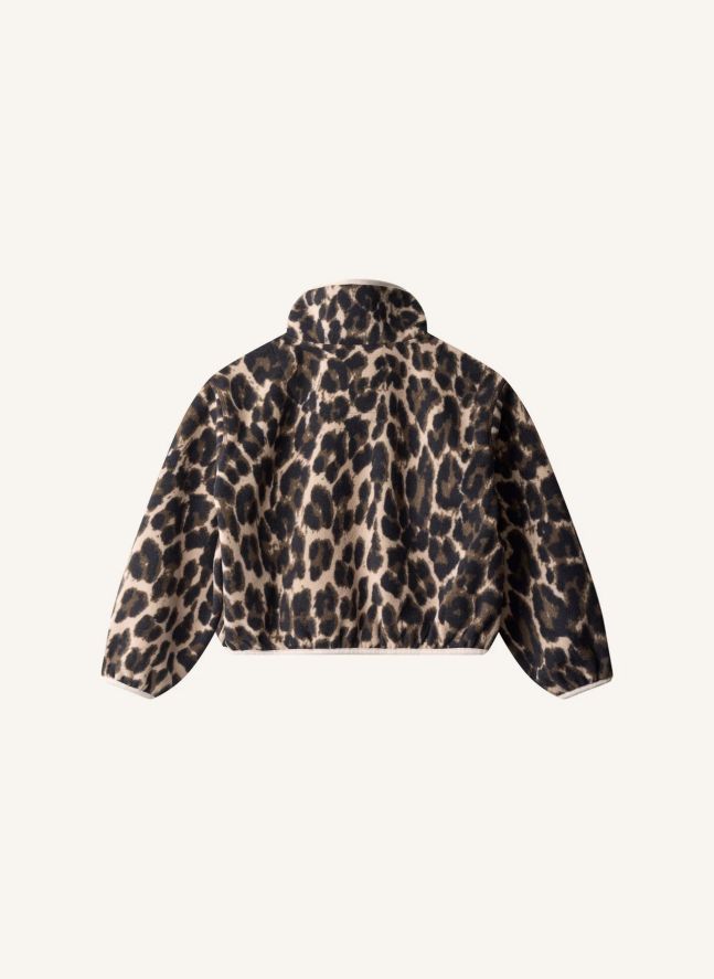 Veste Uliana Leopard Fibres Recylées | Marron