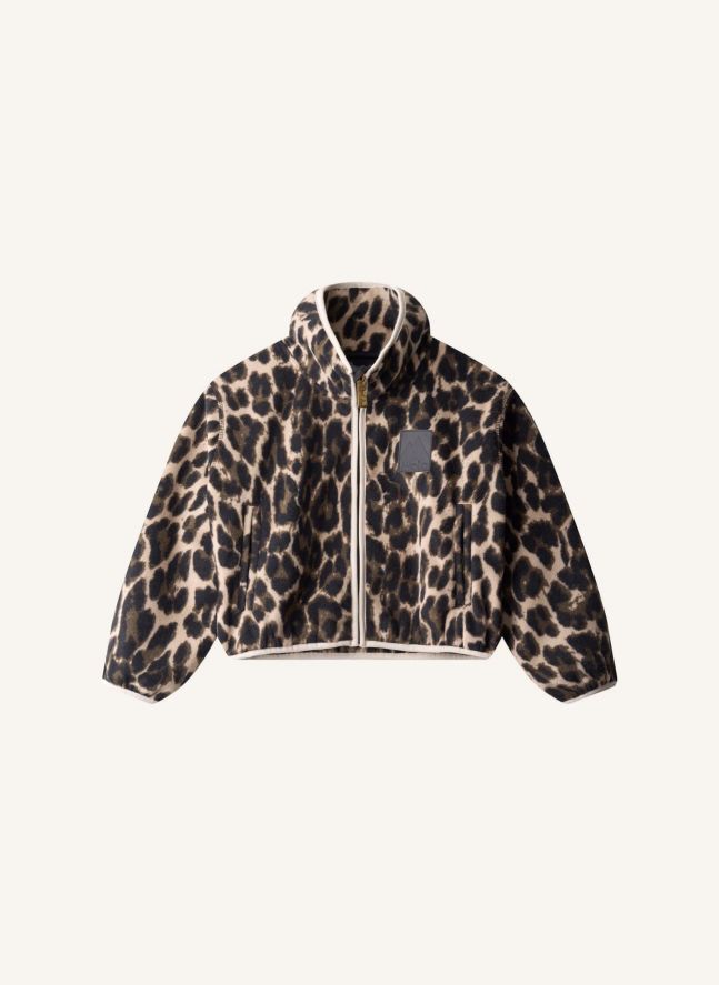 Veste Uliana Leopard Fibres Recylées | Marron