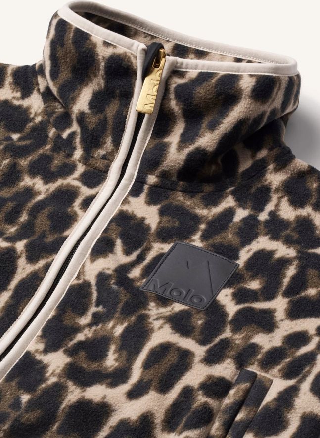 Veste Uliana Leopard Fibres Recylées | Marron