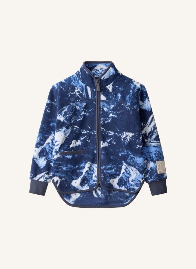 Sweat Zippé Ulani Montain Fibres Recyclées | Bleu