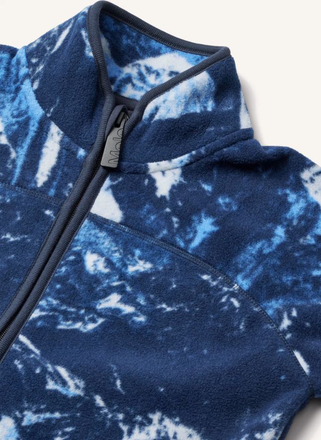 Sweat Zippé Ulani Montain Fibres Recyclées | Bleu
