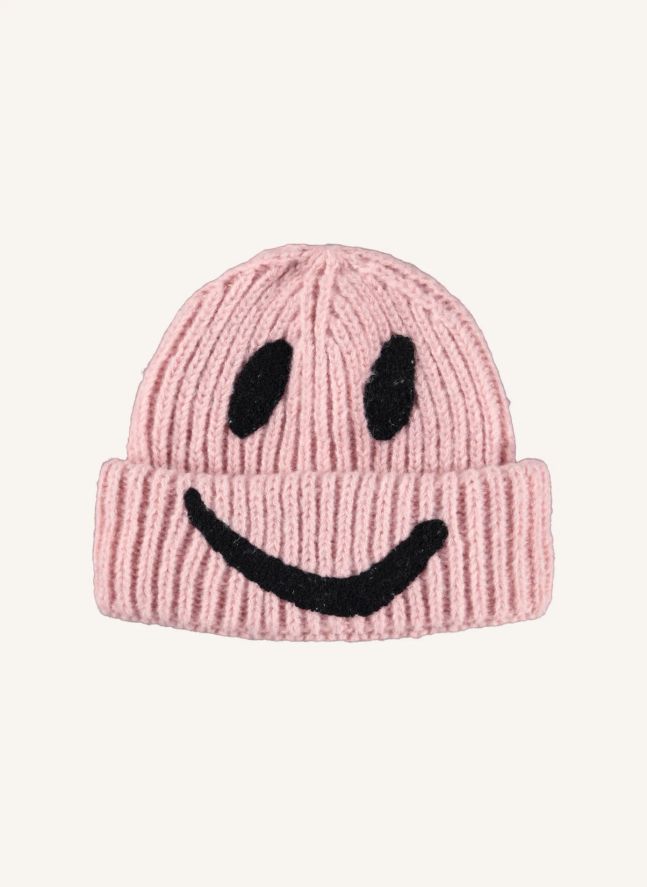 Bonnet Kim Smiley | Rose poudré