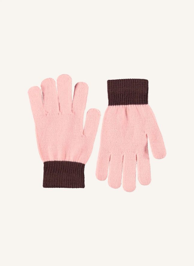 Lot de 2 Paires de Gants Kello Smiley | Marron
